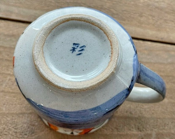 Hand-Painted Mino Ware Mug Set – Modern Japanese Patterns