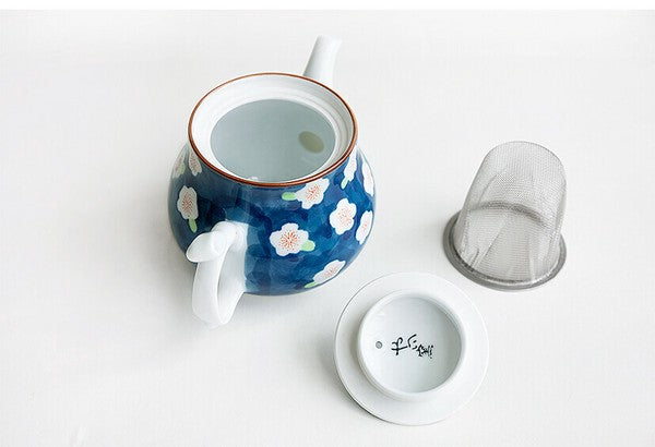 Arita Ware Plum Blossom Bunny Teapot