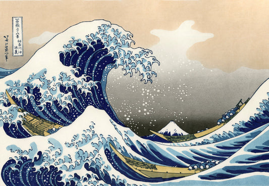 🌊 The Great Wave and Beyond — Hokusai’s Legacy in Everyday Beauty