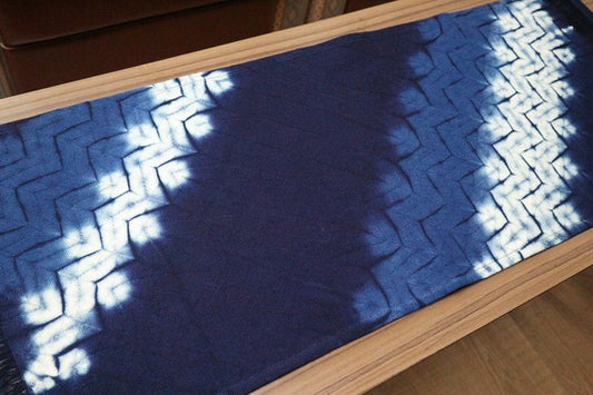 Awa Indigo Dyed Table Centerpiece