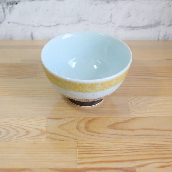 Knitted Border Hasami Ware Rice Bowl