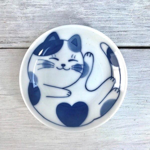 Cat-themed Mini Plates Set