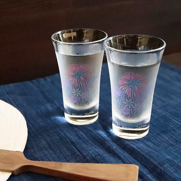 Frost Magic Sake Glass Pair Set