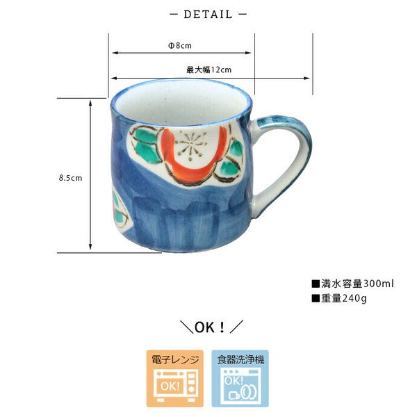 Hand-Painted Mino Ware Mug Set – Modern Japanese Patterns
