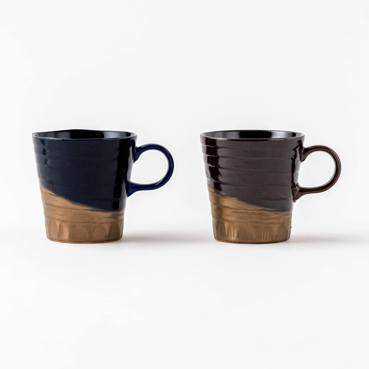 Mino Ware Moonlight Pair Mug Set