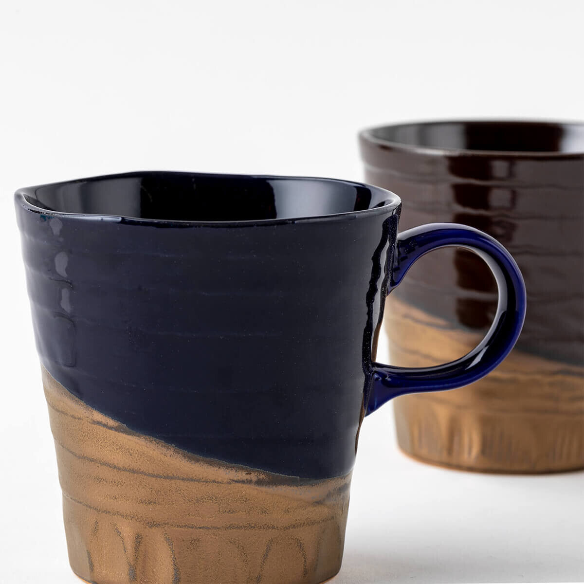 Mino Ware Moonlight Pair Mug Set