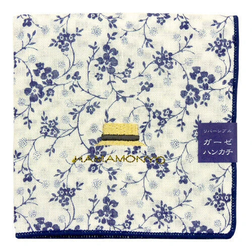 [Hamamonyo] Reversible Gauze Handkerchief