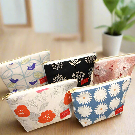 Natural Series Gusseted Cosmetic Pouch (Medium)