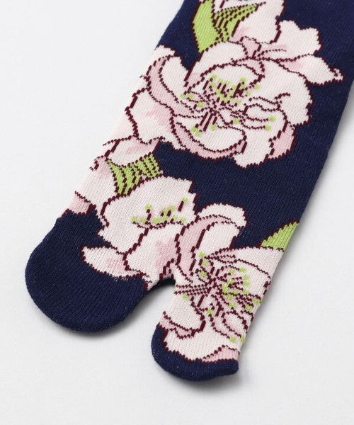 Floral Bloom 3D Tabi Socks