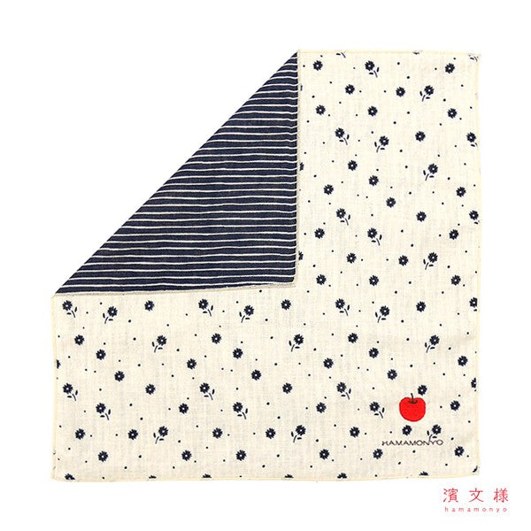 [Hamamonyo] Reversible Gauze Handkerchief
