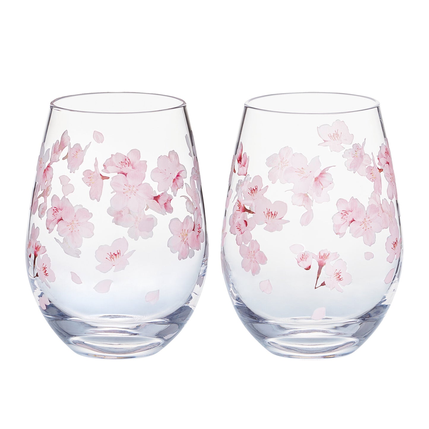 Floral Glass Pair Set