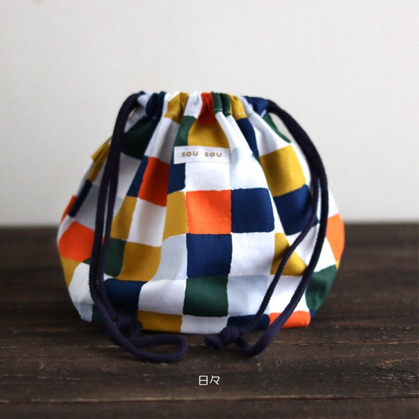 [SOU · SOU] Drawstring Bag with Gusset