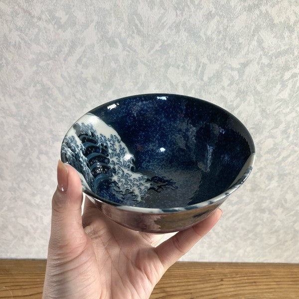 The Great Wave off Kanagawa Bowl Pair with Gift Box