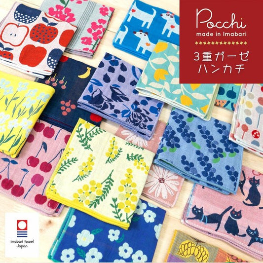 [Pocchi] Imabari Gauze Handkerchief