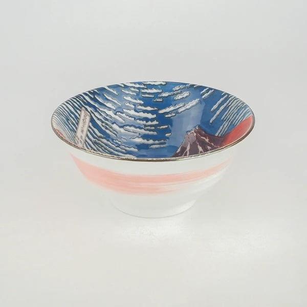 Hokusai Masterpieces Bowl Gift Set – Great Wave & Red Fuji (with Chopsticks)