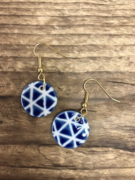 Handmade Hasami Ware Earrings