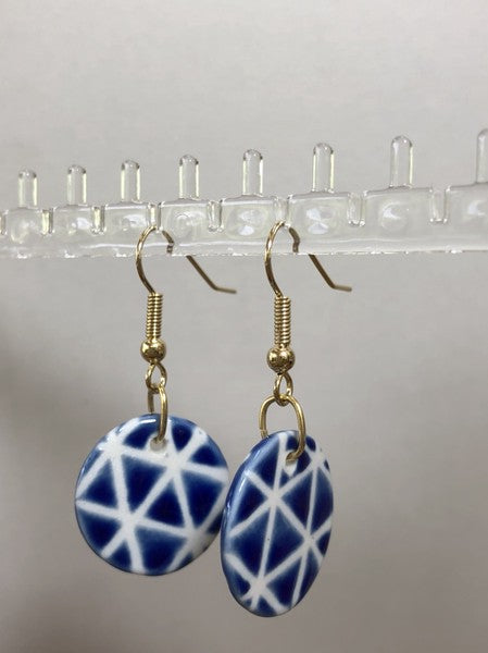 Handmade Hasami Ware Earrings