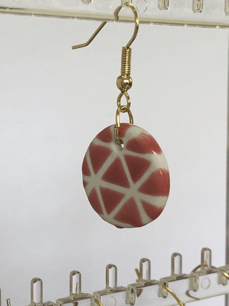 Handmade Hasami Ware Earrings