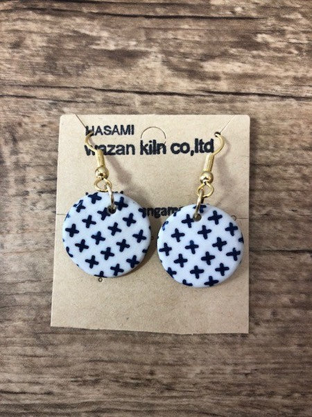 Handmade Hasami Ware Earrings