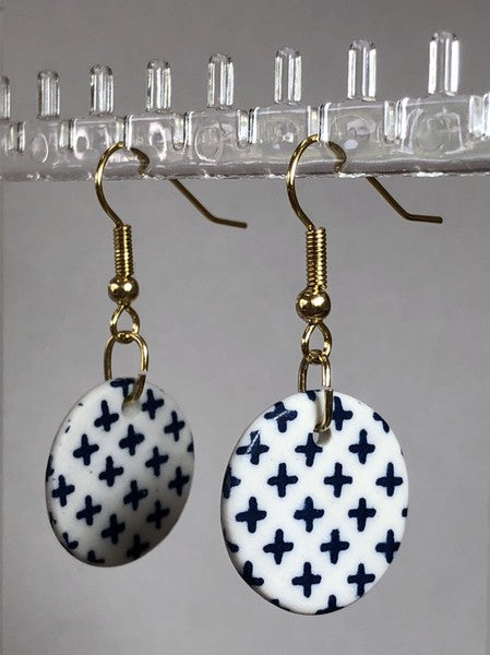 Handmade Hasami Ware Earrings