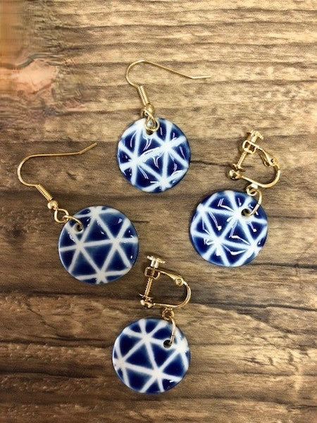 Handmade Hasami Ware Earrings