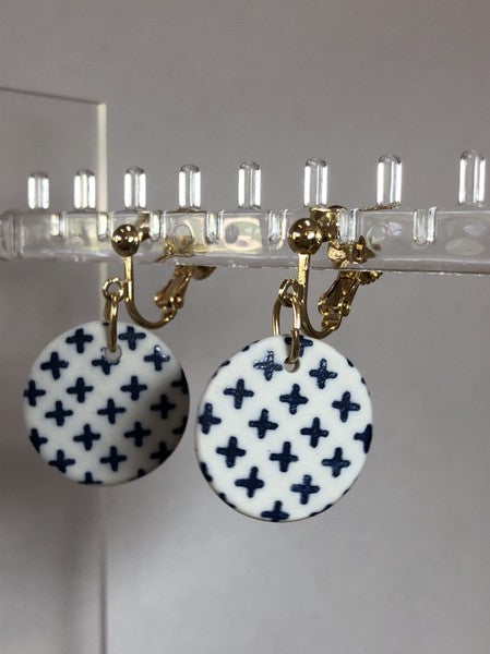 Handmade Hasami Ware Earrings