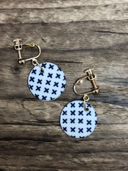 Handmade Hasami Ware Earrings