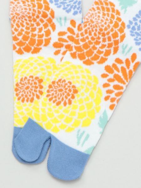 Floral Bloom 3D Tabi Socks