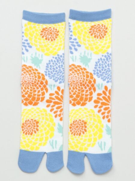 Floral Bloom 3D Tabi Socks