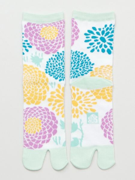 Floral Bloom 3D Tabi Socks