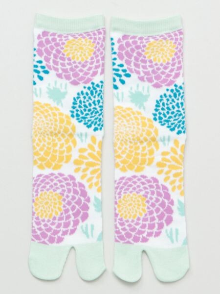 Floral Bloom 3D Tabi Socks