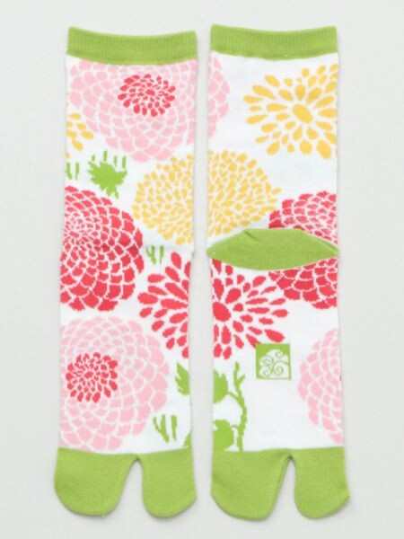 Floral Bloom 3D Tabi Socks