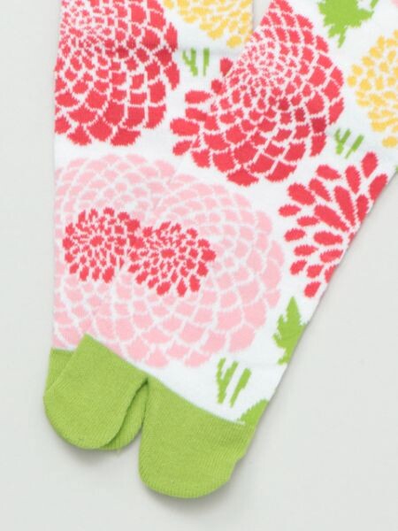 Floral Bloom 3D Tabi Socks