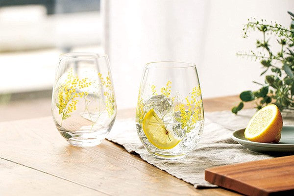 Floral Glass Pair Set