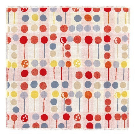 Lollipop pattern of Imabari handkerchief
