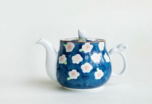 Arita Ware Plum Blossom Bunny Teapot