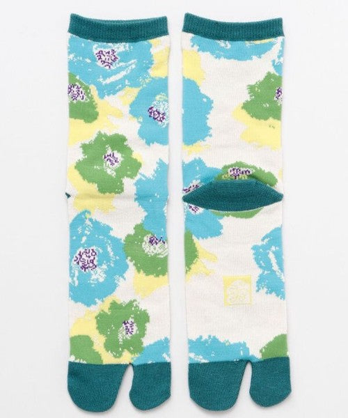 Floral Bloom 3D Tabi Socks