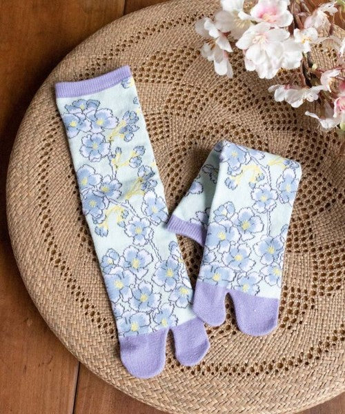 Floral Bloom 3D Tabi Socks