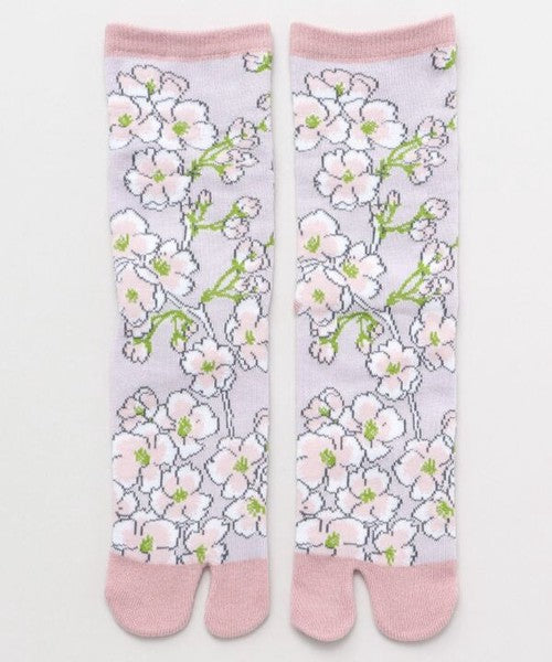 Floral Bloom 3D Tabi Socks