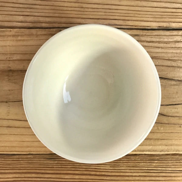 Top view of the ceramic rice bowl
