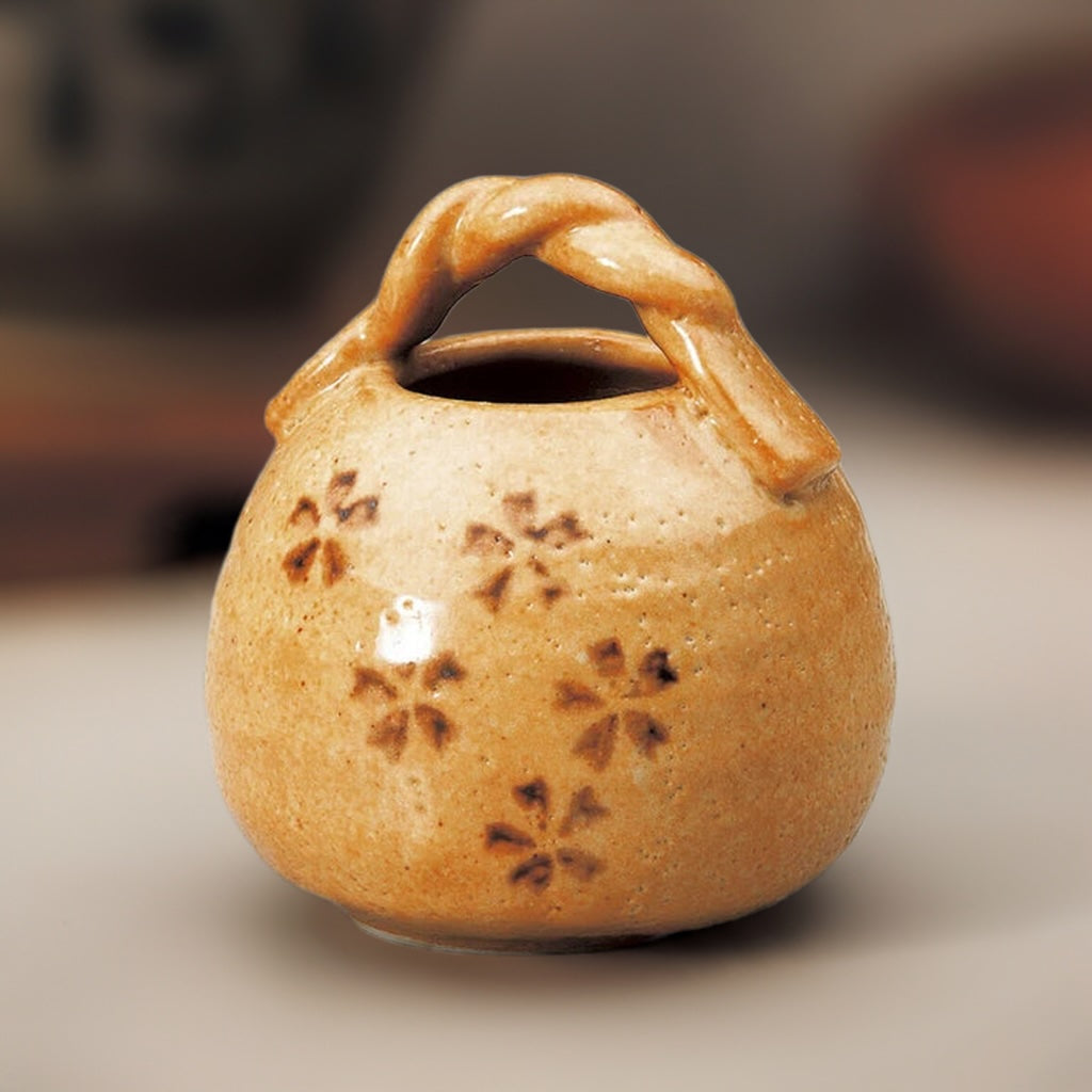 Akashino Sakura Handled Small Vase