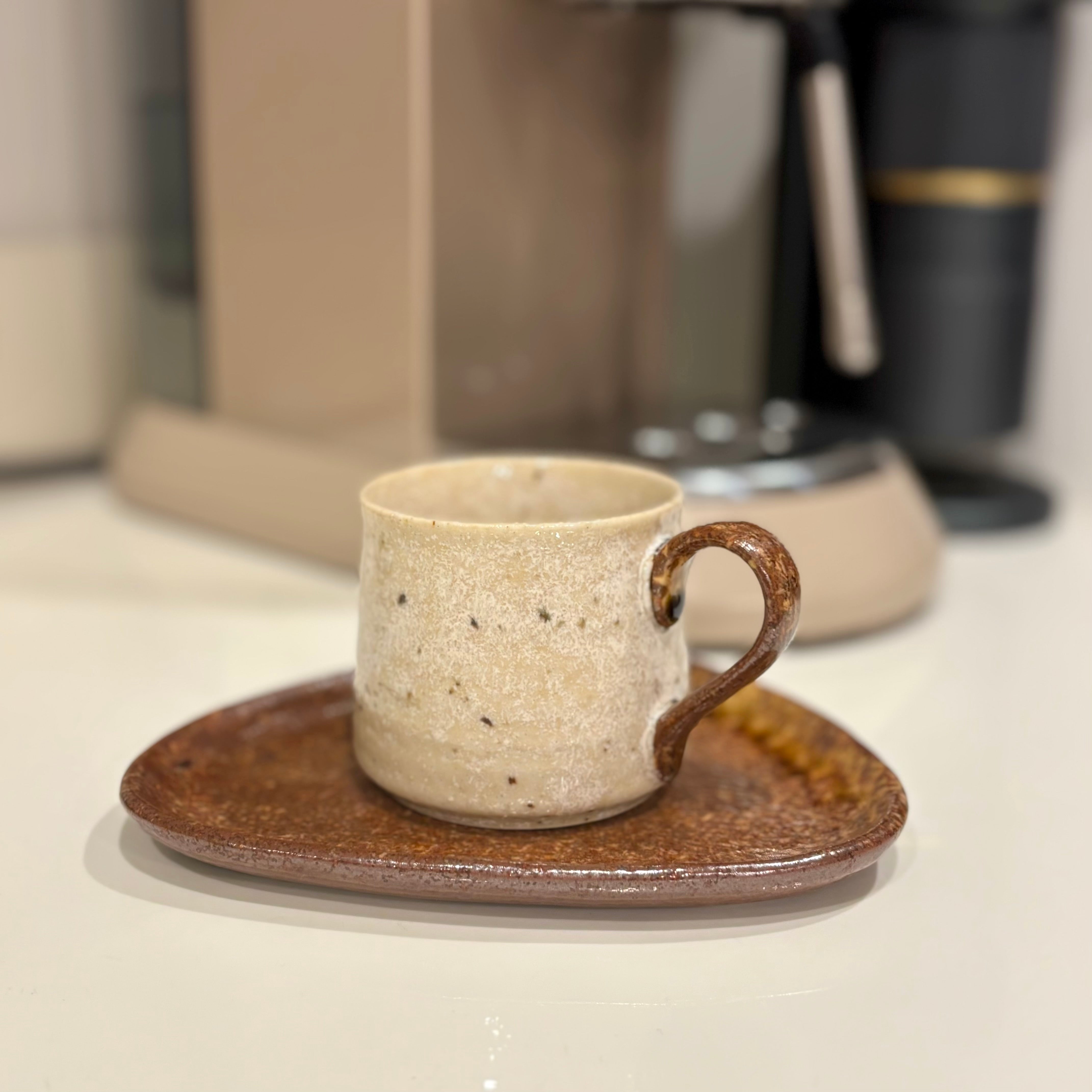 Wabi-Sabi Cup & Saucer – Japanese Minimalist Style | nihon-kara