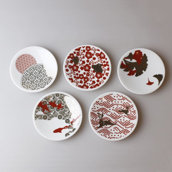 Mino Ware Small Plate Set