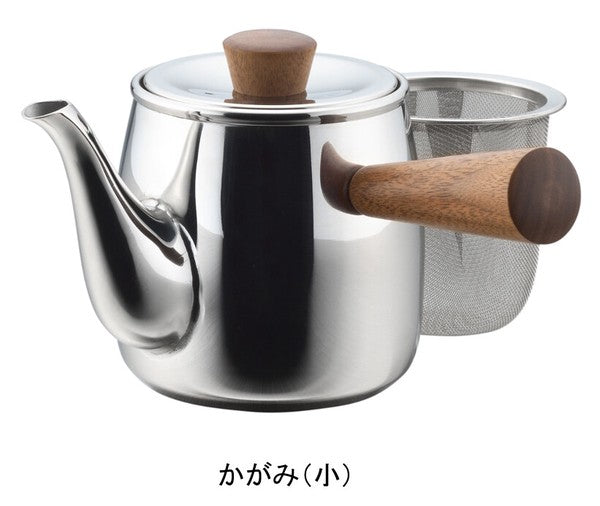 Kyusu Japanese Stainless Steel Teapot (Small)